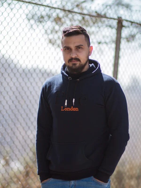 Hoodie Homme Noir - Personnalisable